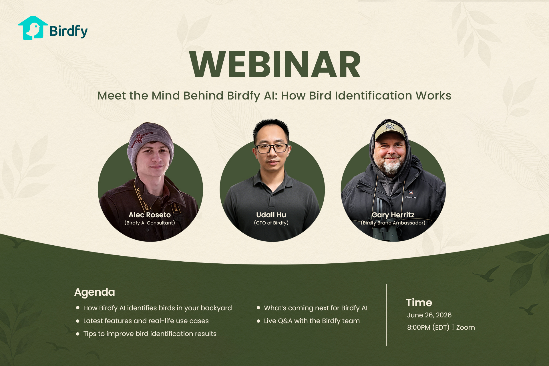 Inside Birdfy’s Tech Webinar: The Latest AI Identification Features and an Updated Model for Smart Birdwatching
